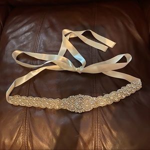 Bridesmaids wedding dress sash
